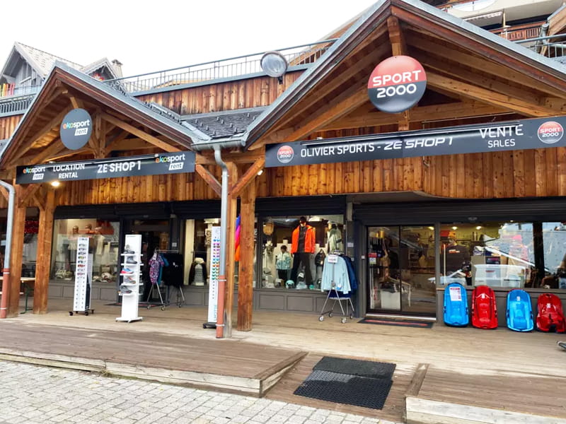 Skiverhuur winkel Ekosport-Rent Ze Shop 1 in Place Joseph Paganon, Alpe d’Huez