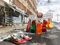Skiverhuur winkel La Godille in Tignes Le Lac, Promenade de Tovière - Le Rosset Skiverhuur winkel La Godille in Tignes Le Lac, Promenade de Tovière - Le Rosset