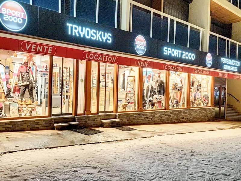 Skiverhuur winkel Les Tryoskys in Résidence L'Ouillon, La Toussuire
