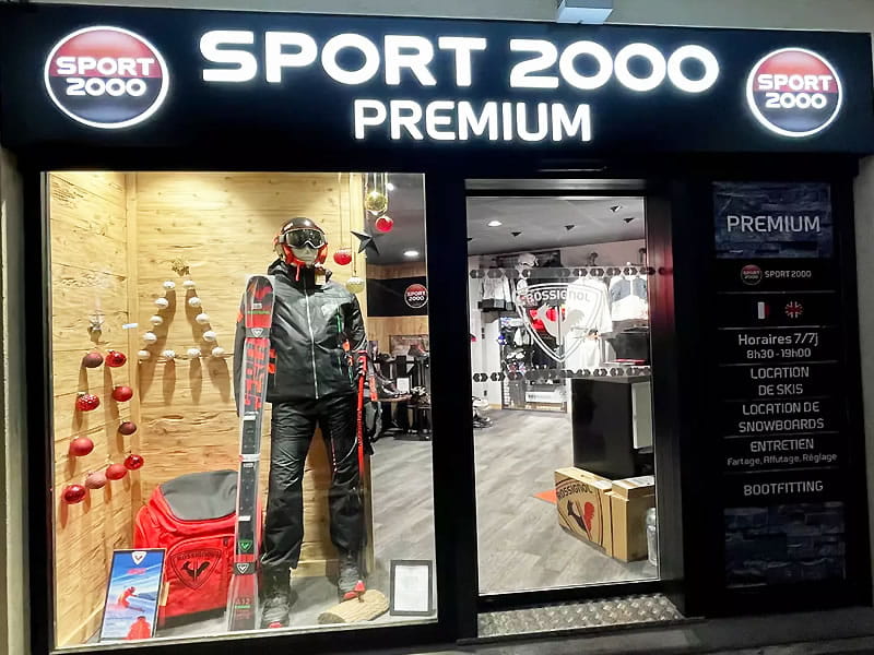 Skiverhuur winkel Sport 2000 Premium in Résidence les Pistes, Oz en Oisans