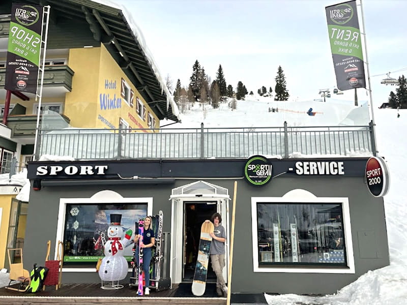 Skiverhuur winkel Sport Gefäll Filiale Grünwaldkopf in Römerstrasse 9, Obertauern