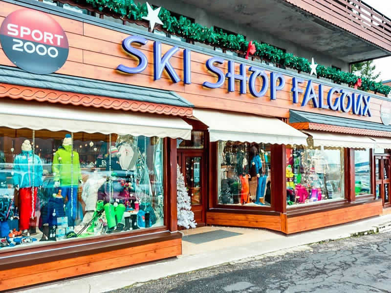 Skiverhuur winkel Ski Shop Falgoux in Rond Point Des Pistes, Super Besse