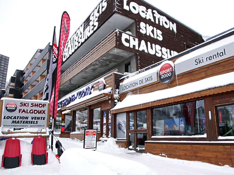 Skiverhuur winkel Ski Shop Falgoux in Rond Point Des Pistes, Super Besse