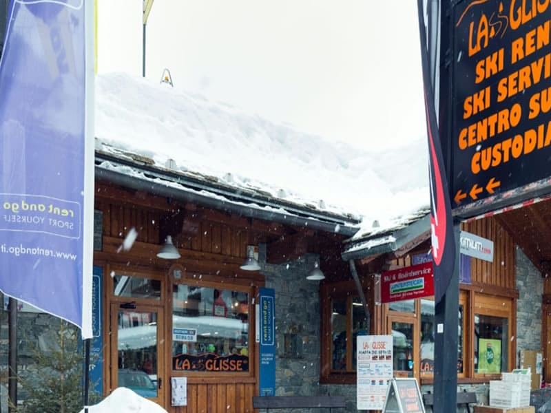 Skiverhuur winkel Ski rent La Glisse in Route Ramey 65 - Ayas, Champoluc