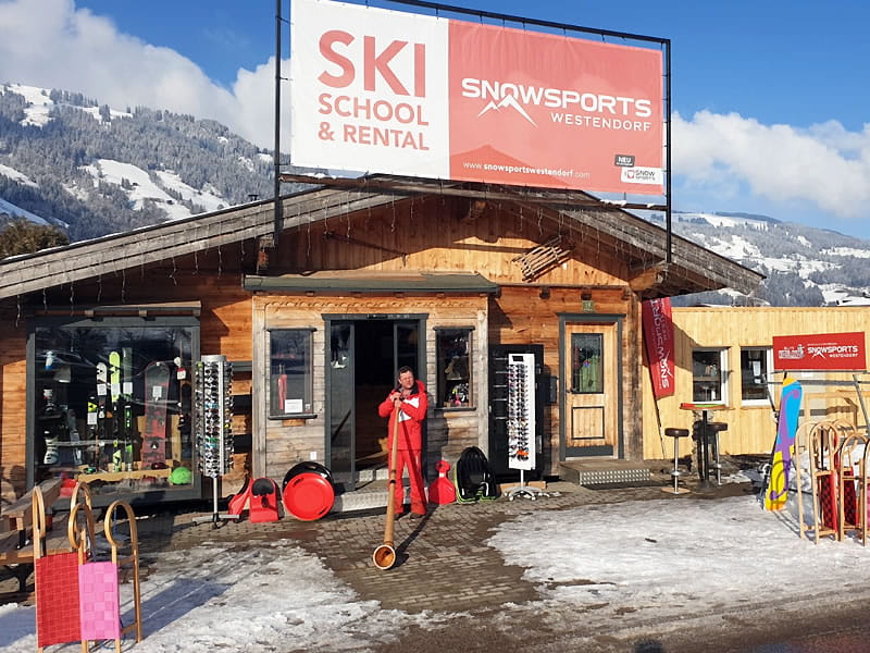 Skiverhuur winkel Snowsports Westendorf in Schulgasse 15, Westendorf