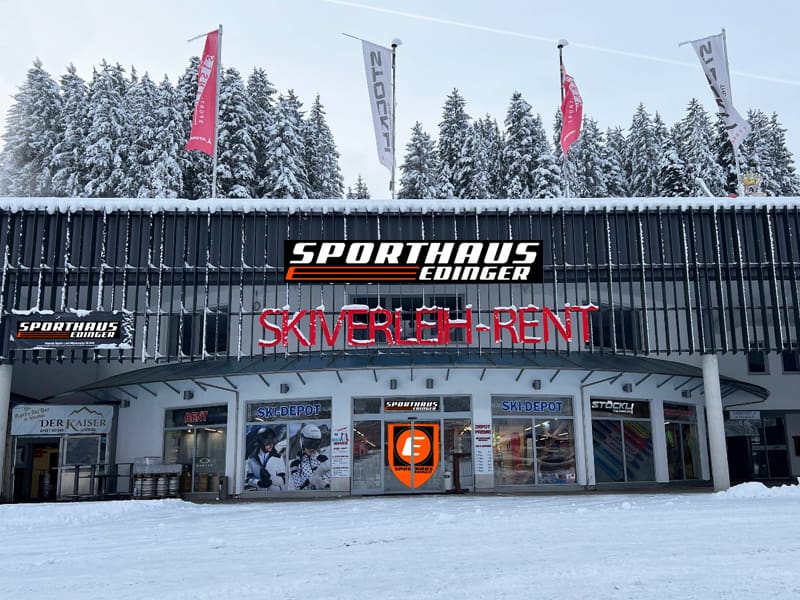 Skiverhuur winkel Edinger Sport- und Mietcenter in Schwarzach 2, Scheffau