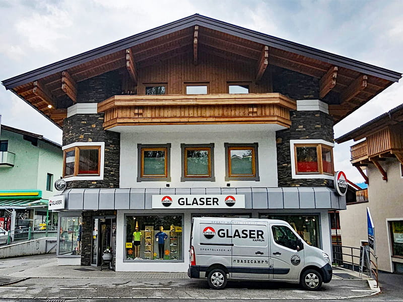 Skiverhuur winkel Sport Glaser in Sigmund-Thun-Strasse 20, Kaprun