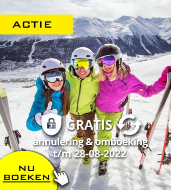 Nu: Gratis annulering en omboeking ❄️👍🏻❄️ voor alle boekingen voor winter 2022/2023 ❄️👍🏻❄️ skiverhuur online met SNOWELL