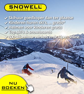 Nu: Gratis annulering en omboeking ❄️👍🏻❄️ voor alle boekingen voor winter 2025 ❄️👍🏻❄️ skiverhuur online met SNOWELL