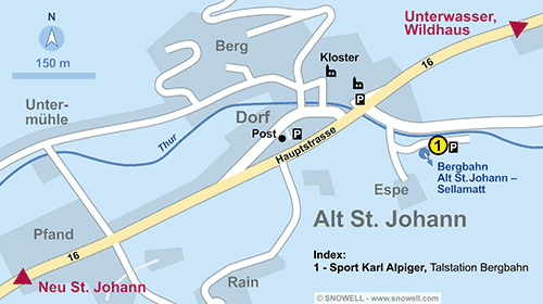 Plattegrond Alt St. Johann