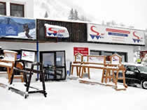 Skiverhuur winkel Sport Walter in Galtür, Talstation Birkhahnbahn (Liftparkplatz) Skiverhuur winkel Sport Walter in Galtür, Talstation Birkhahnbahn (Liftparkplatz)