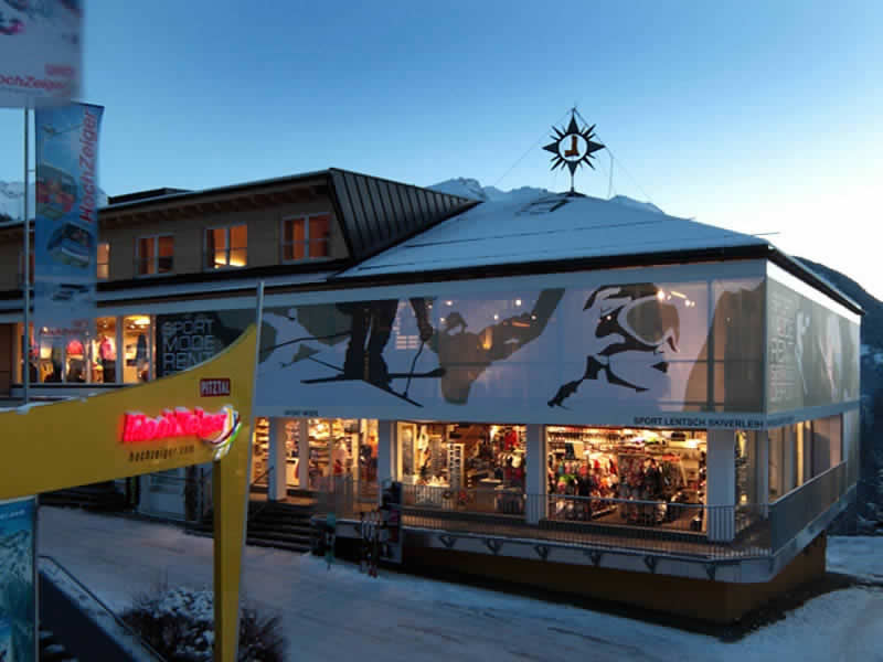 Skiverhuur winkel Sport Lentsch - Sport vor Ort in Talstation Hochzeigerbahn Jerzens, Wenns im Pitztal