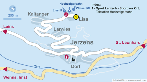 Plattegrond Jerzens