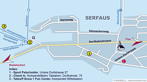 Plattegrond Serfaus