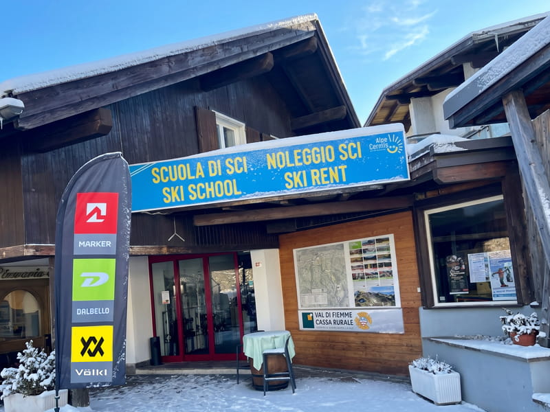 Skiverhuur winkel Sport Cermis in Via Cermis 2, Alpe Cermis, Cavalese