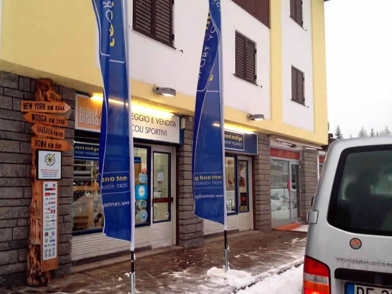 Skiverhuur winkel Noleggio del Brenta Campiglio Nord in Via Cima Tosa, 85, Madonna di Campiglio