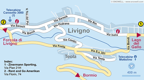 Plattegrond Livigno