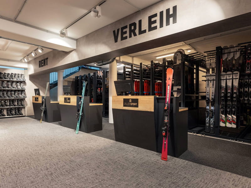 Skiverhuur winkel SPORT 2000 Zillersport Unterlercher in Zillertalstrasse 10, Fügen